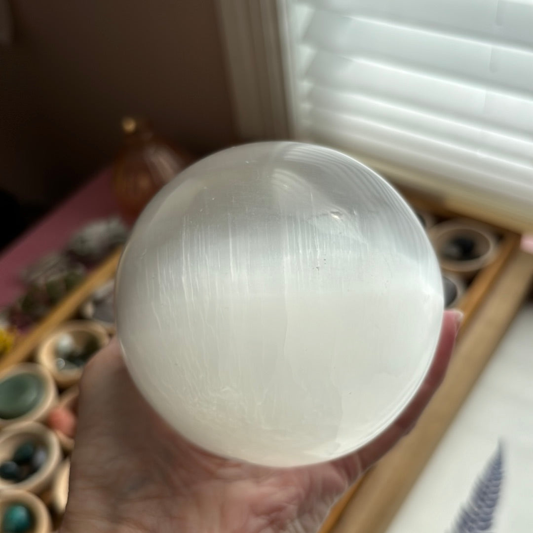 XL Selenite Sphere